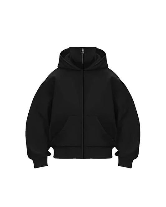 Men's Full Sleeves Zipper Hoodie with Mask